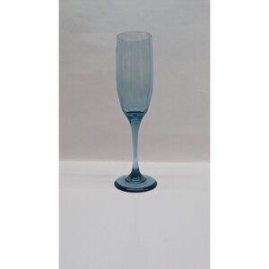 Libbey Blue Flute Champagne Glass Elegant Stemware
